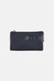 Women Brand Logo Wallet, Black