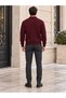 Polo Collar Button-Down Slim Fit Knit Sweater - 2