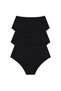 Women's Cotton 3-Pack Stitch-Free, Non-Marking, Laser Cut Briefs BB2854