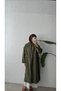 LONG COAT WITH HOOD - KHAKI - 7