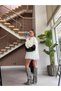 OVERSIZED KNITTED CARDIGAN WITH Tulle Detail - 5