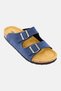 Men Slip On Cork Sandals, Navy Blue