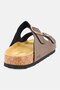 Men Slip On Cork Sandals, Brown - 2
