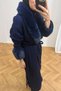 Fur-Trimmed Long Knit Cardigan 92-9206 - 5