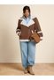 Fur coat, brown - 7