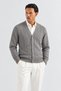 Men’s, V-neck, Button-front, with knitted details, Regular Fit, Knit Cardigan - 3