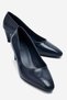 SOVANA Navy Leather Women's Heeled Shoes