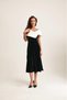Velvet Off Shoulder Top Black - 2