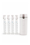 Set of 4 Travel Bottles, White - 4