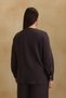 Brown Shirt with Gold Button Accents - 5