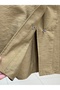 Elora Front, Snap-Fastened Cupra Jacket - NA939 Olive Green - 6