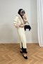 Fur-Trimmed Long Knit Cardigan 92-9206 - 2