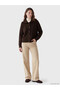 Peak New Season Brown Wool Blend Women's Knitwear Cardigan - 2