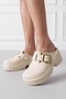 Women's Thick Heeled Hospital Chef Doctor Nurse Wet Floor Slippers Z045Nav