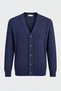 Men’s, V-neck, Button-front, with knitted details, Regular Fit, Knit Cardigan - 7