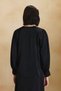 Black Half-Sleeve Blouse - 6