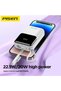 Sunny Power Mini Power Bank 10000mAh, 22.5W Fast Charging, Built-in Type-C & Lightning Cables, LED Display, PD/QC/FCP/AFC/SCP, Charge 4 Devices Simultaneously - 6