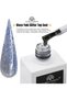 Disco Yuki Crystal Diamond Glow Top Coat, UV/LED Gel Polish, Long-Lasting No Wipe Glitter Finish, Chip-Resistant, 15ml Nail Shine for Natural & Acrylic Nails (4: Arctic Ice Shimmer, 15ml) - 3