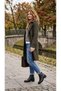628 Genuine Leather Zip-Up Short-Heeled Boots 'HEEL 4 CM'