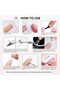 Global Fashion Solid Nail Tips Gel 15g - UV/LED Curable, Strong Adhesion for Nail Extensions, Non-Whitish, No Slip, Long-Lasting Nail Glue Gel for Acrylic & Press-On Nails (Clear, 15g) - 5