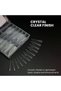 Global Fashion Nail Extension Tips - 120 Pcs, 12 Sizes, Ultra Long, Crystal Clear, C-Curve, Strong & Flexible, Reusable Dual Forms for Poly Gel & Builder Gel with Storage Box (Square, Clear) - 4