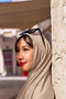 3pcs Set Premium Textured Jersey Hijab Set for Women – Soft Stretchable Everyday Headscarf Bundle - 2