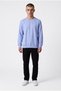 Unisex Women's/Men's Plain, Unprinted Crew-Neck Sweatshirt with No Men’s Collar - 5