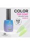 Color Top Coat Diamond 12ml – HEMA & TPO Free No Wipe Gel Top Coat, 02 - 6
