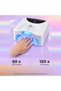 Global Fashion Starry Night Builder Gel for Nails 15g, Holographic Glitter Nail Extension Gel with Sparkling Flakes, Self Levelling UV LED Builder Gel for Nail Art, Overlays & Strengthening, 02 - 8