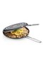 Redio 32 cm Reversible Mediterranean Fish Pastry, Anchovy Crepe, and Menemen Skillet, Brown - 5