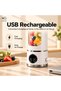 Portable Blender, Mini Electric Juicer Cup, USB Rechargeable Personal Blender, Smoothie Maker for Fruits and Shakes, Clear Viewing Window, Travel Juice Blender for Home, Office - 6