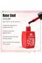 Global Fashion Cherry Rubber Color Base Gel Polish, 8ml - Self-Leveling, Strengthens Nails, Perfect Adhesion, High Bonding Strength for Long-Lasting Results (Rustic Ruby (04), 8ml) - 7