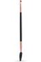 Global Fashion 2-in-1 Eyebrow & Lash Brush | Shaping & Defining Brows, Separating & Lengthening Lashes | Double-Ended Applicator | Soft Synthetic Bristles | Cruelty-Free & Vegan | Makeup Essentials