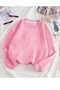 Unisex dusty pink crew neck sweatshirt