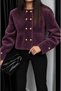 Lined, Fleece-Lined, Soft Women's Blazer Short Coat - 4