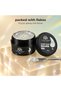 Global Fashion Starry Night Builder Gel for Nails 15g, Holographic Glitter Nail Extension Gel with Sparkling Flakes, Self Levelling UV LED Builder Gel for Nail Art, Overlays & Strengthening, 05 - 6