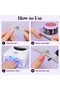 Global Fashion 4 Season Jelly Builder Gel for Nails 15g, Thixotropic Non-Running Hard Gel for Nail Extensions, Overlays & Strengthening, UV LED Nail Sculpting Gel, HEMA & TPO Free, 08 - 4