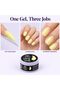 Global Fashion 4 Season Jelly Builder Gel for Nails 15g, Thixotropic Non-Running Hard Gel for Nail Extensions, Overlays & Strengthening, UV LED Nail Sculpting Gel, HEMA & TPO Free, 12 - 7