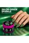 Global Fashion Aurora Sparkle Builder Gel for Nails 15g, Holographic Glitter Nail Extension Gel with Sparkling Flakes, UV LED Gel for Nail Art, Overlays & Strengthening, HEMA & TPO Free, 09 - 3