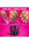 Global Fashion Aurora Sparkle Builder Gel for Nails 15g, Holographic Glitter Nail Extension Gel with Sparkling Flakes, UV LED Gel for Nail Art, Overlays & Strengthening, HEMA & TPO Free, 07 - 7