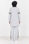 Women's Yellow-Striped Modest Track Suit Set - 2