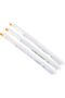 GLOBAL FASHION Oval Gel Nail Brush - Professional Nail Art Brush Set (3 Pcs) - Acrylic & Gel Polish Application - (Oval Set)