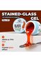 Global Fashion Glass Candy Pop Builder Gel for Nails 15g, Stained Glass Jelly Hard Gel for Nail Extensions, Self Levelling UV LED Nail Sculpting Gel for Overlays & Strengthening, HEMA & TPO Free, 01 - 7