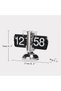 Retro Flip Down Clock,Mechanical Digital Flip Desk Clock Internal Gear Operated Flip Down Clock Battery Powered for Home Office Décor - 5