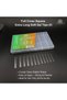 Global Fashion Half Cover Square Gel Tips - 120 pcs, 12 sizes, Extra Long Clear Soft Gel Nail Extensions, Pre-Shaped Half Cover Design for Builder Gel & Polygel Systems, Ideal for Salon & DIY Manicure - 4