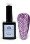Black Elite Gel Nail Polish 125 American Purple Glitter (Mauve Purple), 15ml - Soak Off UV LED Gel Polish, Long-Lasting High Gloss Colour for Salon and Home Manicure - 2
