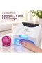 Global Fashion Disco Flashing Glitter Builder Gel for Nails 15g, Reflective Glitter Nail Extension Gel, Thick Self Levelling UV LED Builder Gel for Nail Art, Overlays & Extensions, HEMA & TPO Free (08 - 6