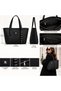 Women's Large Shoulder Bag: Zipper-Closure, Lined, Spacious, Stylish Everyday Handbag - 3