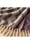 FLR-5034 Gray and Purple Zigzag Patterned Thick Winter Scarf | Eos Collective - 5