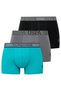 Men's Black - Green - Anthracite 3-Pack Boxers